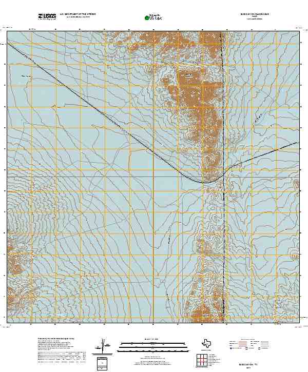 Bass Canyon 2019 topographic map thumbnail