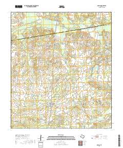 Bedias 2019 topographic map thumbnail