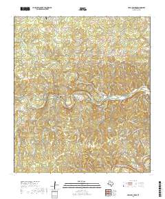 Bee Caves Creek 2019 topographic map thumbnail