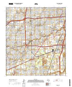 Bellaire 2019 topographic map thumbnail