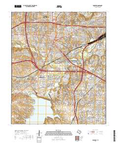 Benbrook 2019 topographic map thumbnail