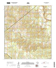 Berclair NW 2019 topographic map thumbnail