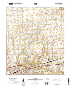Big Spring North 2019 topographic map thumbnail