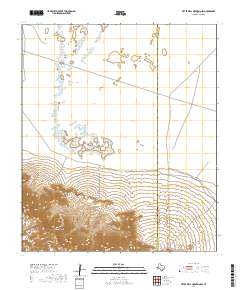 Bitter Well Mountain SW 2019 topographic map thumbnail