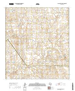 Blancas Creek South 2019 topographic map thumbnail