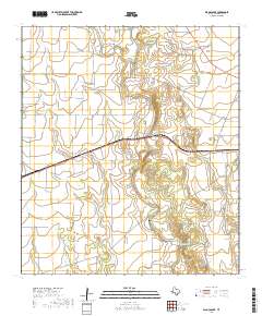 Blanco Lake 2019 topographic map thumbnail