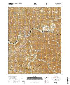 Beattyville 2019 topographic map thumbnail