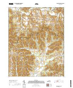 Bradfordsville 2019 topographic map thumbnail