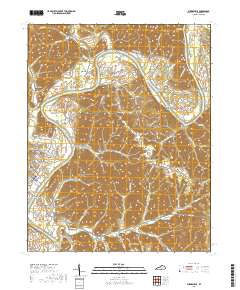 Burkesville 2019 topographic map thumbnail