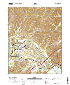 Calvert City 2019 topographic map thumbnail