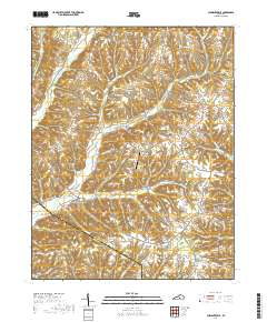 Clementsville 2019 topographic map thumbnail