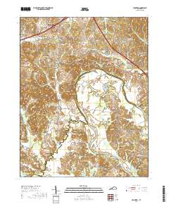 Cromwell 2019 topographic map thumbnail