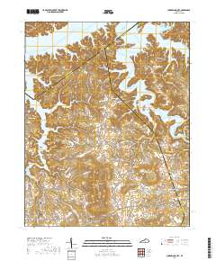 Cumberland City 2019 topographic map thumbnail