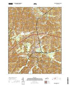 Dawson Springs 2019 topographic map thumbnail