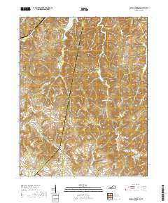 Dawson Springs SW 2019 topographic map thumbnail