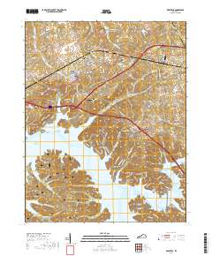 Eddyville 2019 topographic map thumbnail