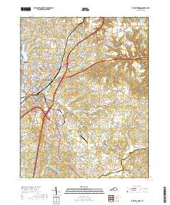 Elizabethtown 2019 topographic map thumbnail