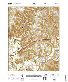 Farmers 2019 topographic map thumbnail