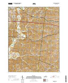 Fisherville 2019 topographic map thumbnail