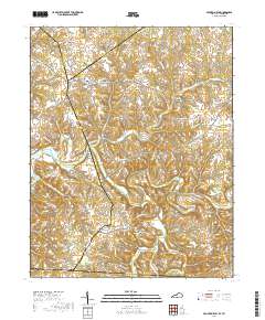 Fountain Run 2019 topographic map thumbnail