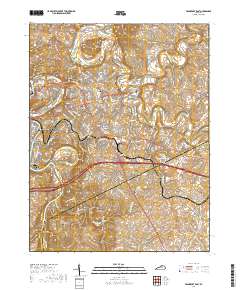 Frankfort East 2019 topographic map thumbnail