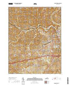 Frankfort West 2019 topographic map thumbnail