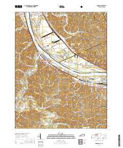 Greenup 2019 topographic map thumbnail