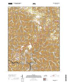 Hazard North 2019 topographic map thumbnail
