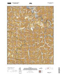 Hazard South 2019 topographic map thumbnail