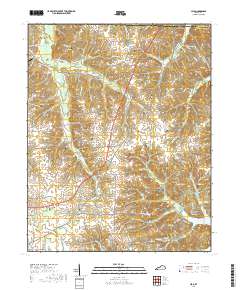 Hico 2019 topographic map thumbnail