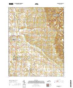 Hodgenville 2019 topographic map thumbnail