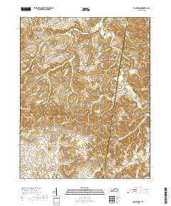 Honey Grove 2019 topographic map thumbnail
