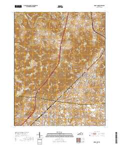 Horse Cave 2019 topographic map thumbnail