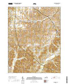 Hustonville 2019 topographic map thumbnail