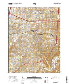 Jeffersontown 2019 topographic map thumbnail