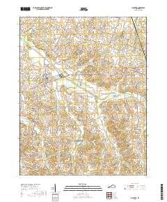 La Center 2019 topographic map thumbnail