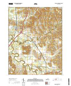 Lebanon Junction 2019 topographic map thumbnail