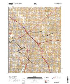 Lexington East 2019 topographic map thumbnail