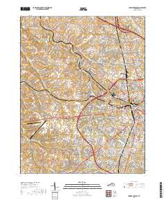 Lexington West 2019 topographic map thumbnail