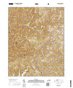 London SW 2019 topographic map thumbnail
