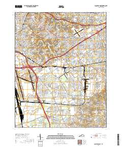 Louisville East 2019 topographic map thumbnail