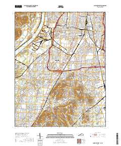 Louisville West 2019 topographic map thumbnail