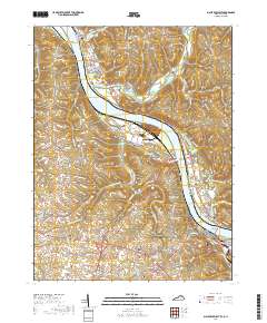 Maysville West 2019 topographic map thumbnail