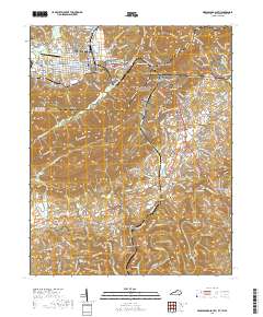 Middlesboro South 2019 topographic map thumbnail