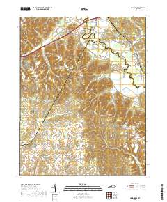 Nelsonville 2019 topographic map thumbnail