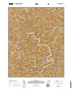 Nevelsville 2019 topographic map thumbnail