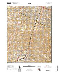Nicholasville 2019 topographic map thumbnail