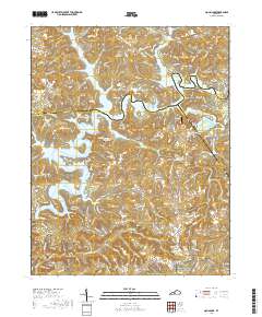 Nolin Lake 2019 topographic map thumbnail