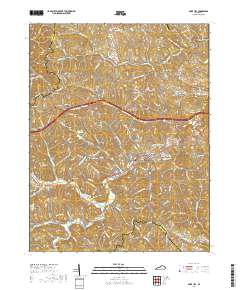 Olive Hill 2019 topographic map thumbnail