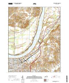 Owensboro East 2019 topographic map thumbnail